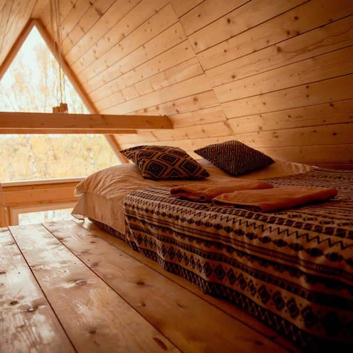 Деревянный домик (до 4х человек). Загородный отдых в стиле Бохо в Ленобласти. BOHO CAMP