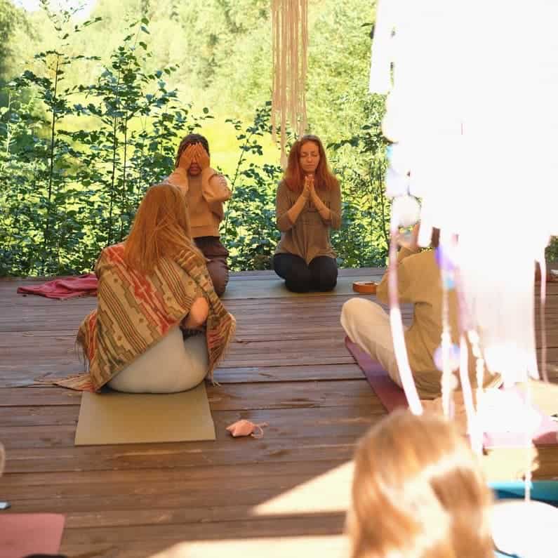 Шатер для медитации в Boho Camp
